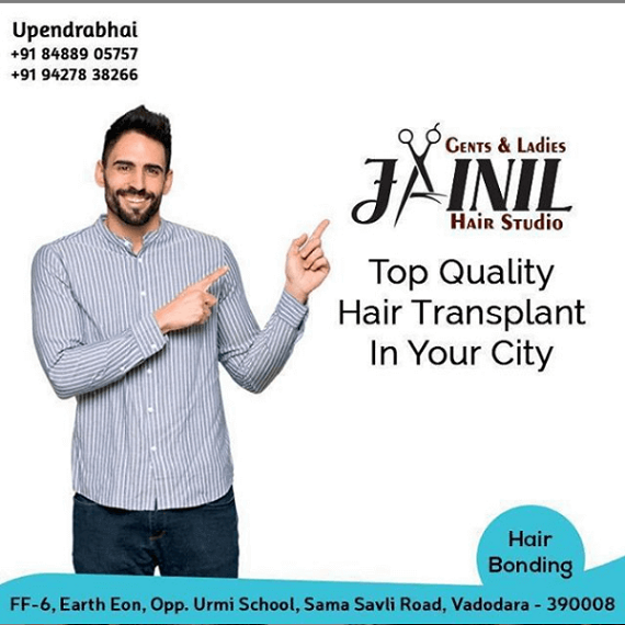 Top Quality Hair transplant in Vadodara Gujarat India